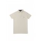 Tommy Hilfiger Polo Μπλούζα Εκρού με Μικρό Logo